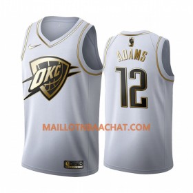Maillot NBA Oklahoma City Thunder Steven Adams 12 Nike 2019-20 Blanc Golden Edition Swingman - Homme